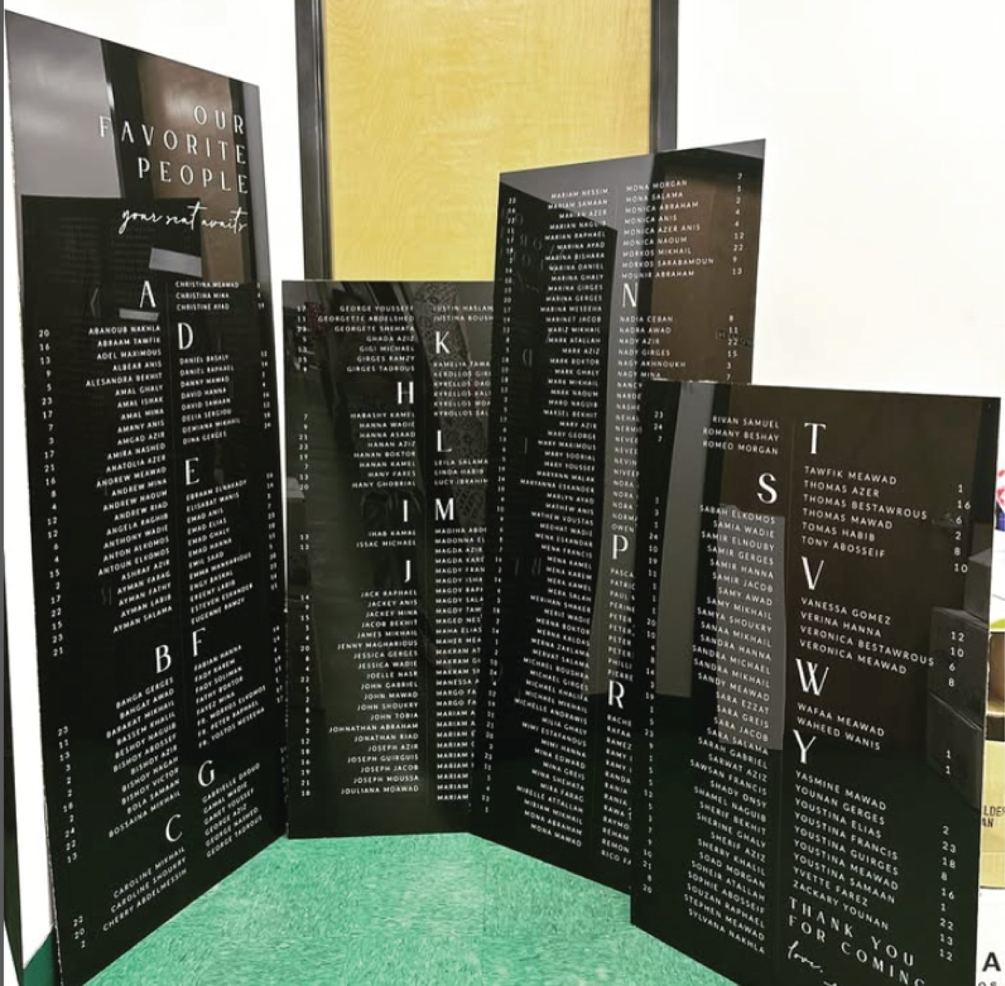 Seating Chart