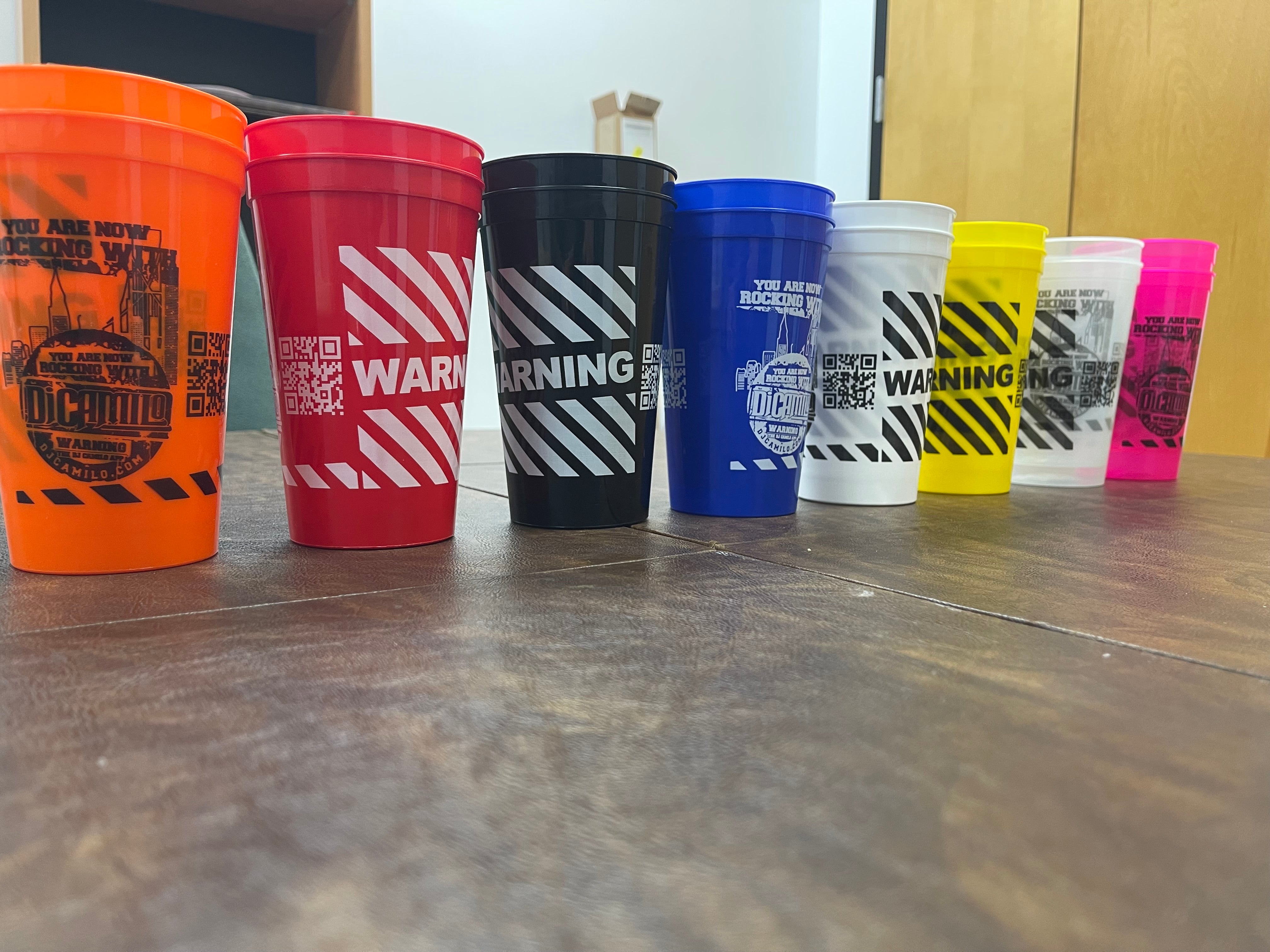 16oz Colored Stadium Cups