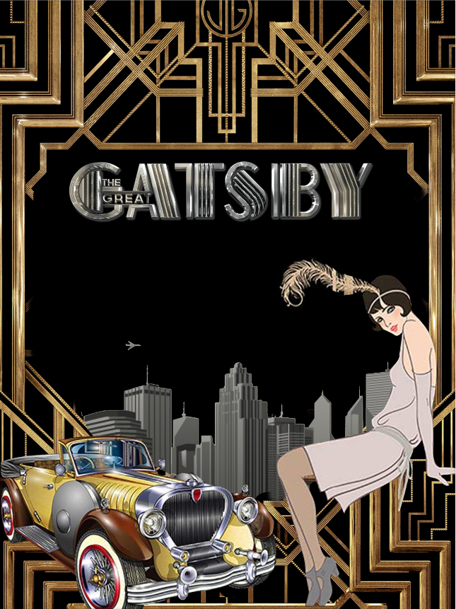 GREAT GATSBY  BACKDROP - Twins Print