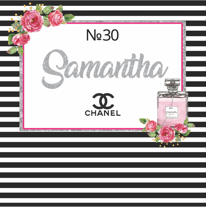 COCO CHANEL  BACKDROP - Twins Print